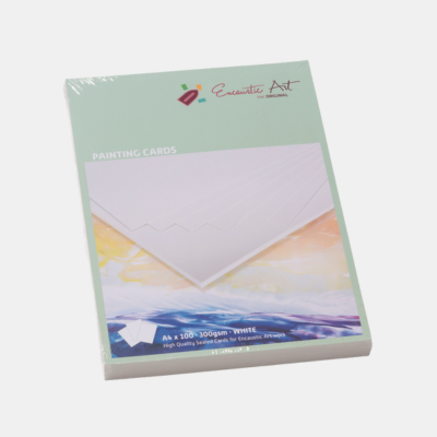 Encaustic Art A4 schilder papier wit-Enjoykado Encaustic Art schilder kaarten wit in de maat A4 x 100 stuks voor heel veel schilder plezier