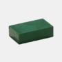 Encaustic Wasblokje No:07 Grasgroen (Verzadigd), de klassieke, diepe groene kleur.