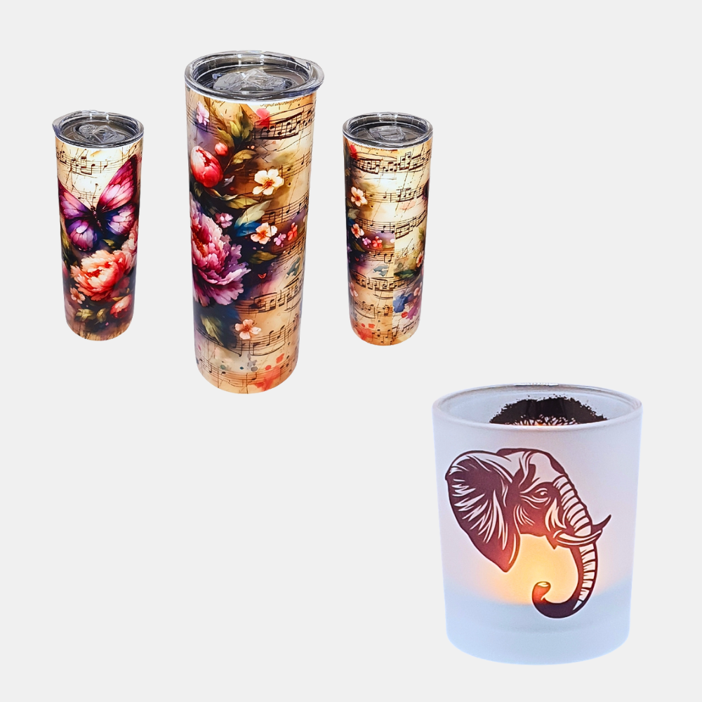 Diversen bedrukte originele artikelen