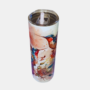 Bedrukte Tumbler met ijsvogel design-Enjoykado Bedrukte Tumbler met Ijsvogel design BPA vrij met deksel-Enjoykado