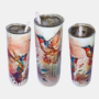 Bedrukte Tumbler met Ijsvogel design-Enjoykado Bedrukte Tumbler met Ijsvogel design BPA vrij met deksel-Enjoykado