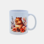 Bedrukte Mok Capybara met vrolijke bloemen Bedrukte mok met aan beide kanten een Capybara met vrolijke bloemen