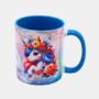 Bedrukte mok Magische Eenhoorn Bedrukte keramische mok met unieke print met een Magische Eenhoorn, 330 ml, sublimatie