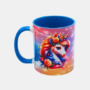 Bedrukte mok Magische Eenhoorn Bedrukte keramische mok met unieke print van een magische Eenhoorn, 330 ml, sublimatie