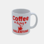 Bedrukte mok coffee valentine Bedrukte keramische mok met unieke print valentine, 330 ml, sublimatie