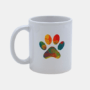 Bedrukte mok Camper met Quote camping with my dog (2) Bedrukte keramische mok met unieke print Camper met Quote Camping With My Dog, 330 ml, sublimatie