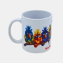 Bedrukte mok Vreemde Vogels met Quote Relax Bedrukte keramische mok met unieke print met Vreemde Vogels en Quote Relax, 330 ml, sublimatie