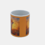 Bedrukte keramische mok met Giraffe met ondergaande zon Bedrukte keramische mok met unieke print van Giraffe met zonsondergang, 330 ml, sublimatie