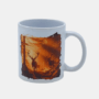 Bedrukte mok Hert zonsondergang (2) Bedrukte keramische mok met unieke print met hert zonsondergang, 330 ml, sublimatie