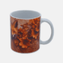 Bedrukte mok Vos met bloemen (1) Bedrukte keramische mok met unieke print met Vosje met bloemen, 330 ml, sublimatie