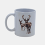 Bedrukte mok met Herten Bedrukte keramische mok met unieke print met Herten, 330 ml, sublimatie
