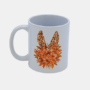 Bedrukte mok Paashaas Bedrukte keramische mok met unieke print van een Paashaas, 330 ml, sublimatie