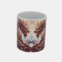 Bedrukte keramische mok met unieke print van een Draak, 330 ml, sublimatie