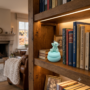 Beren bewaarpotje van porseleingips in decoratieve setting