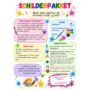 Achterkant met informatie behorende bij de Diy schilderpakketten.