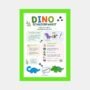 Verpakt Dino schilderpakket van Enjoykado met productinformatie