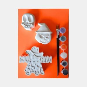 Diy schilderpakket Halloween met kwastjes en verf