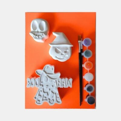 Diy schilderpakket Halloween met kwastjes en verf